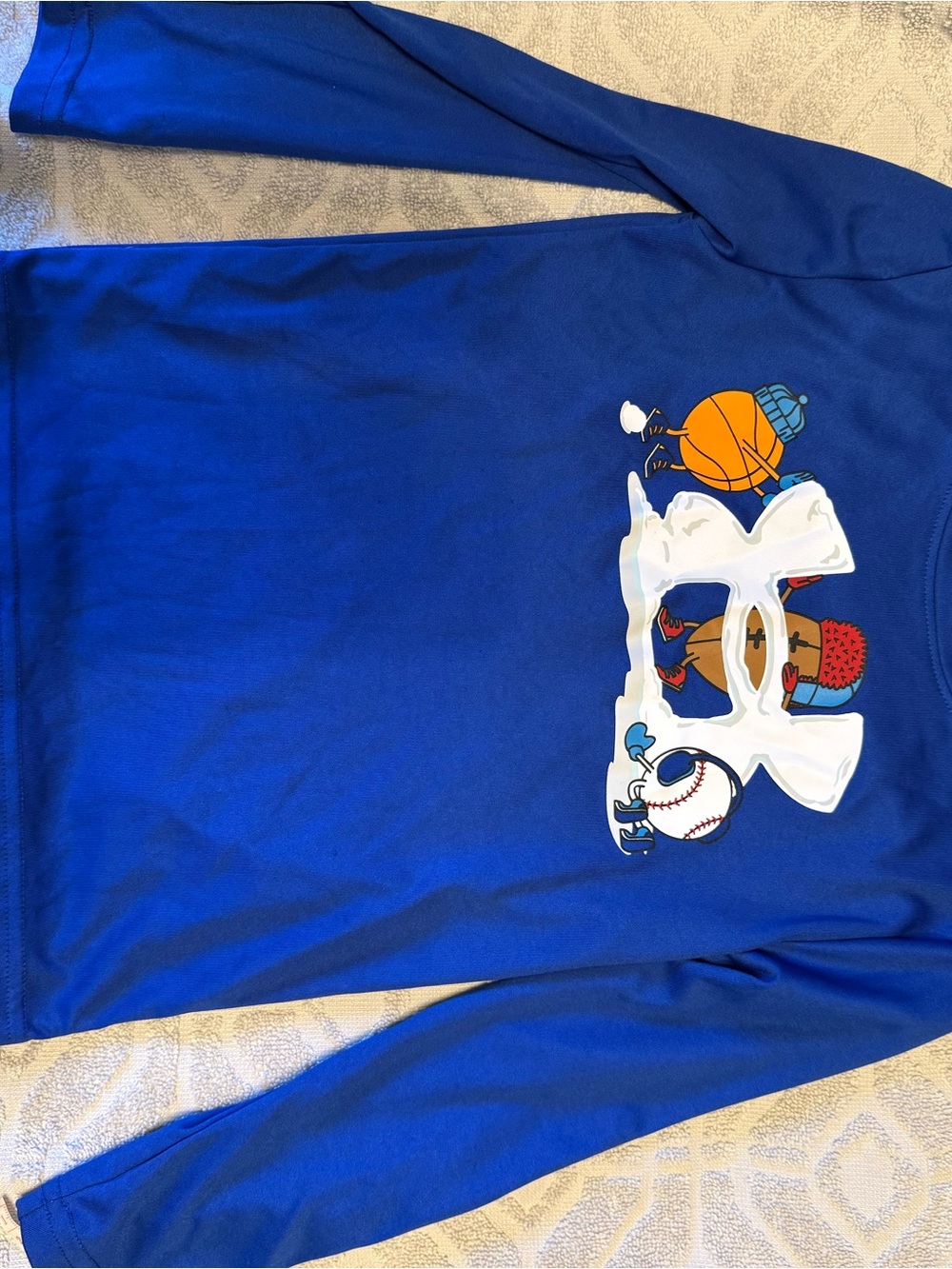 Under Armour Athletic Long Sleeve Tee with Sports Graphic